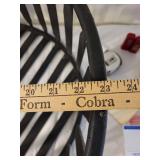 Large Black Wooden Basket Home Decor