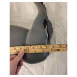 Handcrafted Wooden Donkey Figurine with Brush Mane