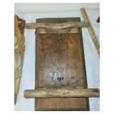 Assorted Carved Wooden Pieces for Crafts or Restoration Projects