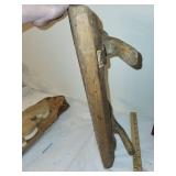 Assorted Carved Wooden Pieces for Crafts or Restoration Projects