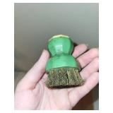 Vintage Tool and Hardware Lot: Hammer, Brush, Decorative Nails