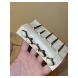 Vintage Tool and Hardware Lot: Hammer, Brush, Decorative Nails