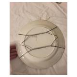 Antique Stick Spatter Rabbitware Plate with Animal Motifs