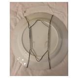 Antique Rabbitware Plate with Rabbit Tennis Scene