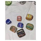 Colorful Assorted Glass Pieces Collection incl Uranium Glass