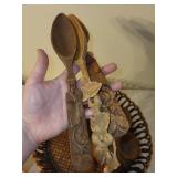 Vintage Wooden Crafts & Collectibles with Sterling Marked Item