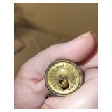 Vintage U.S. Post Office Badge & Cleveland Fire Dept. Buttons Lot