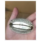 Vintage U.S. Post Office Badge & Cleveland Fire Dept. Buttons Lot