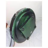 Vintage Wooden Organizer & Black Circular Compartmentalized Piece