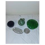 Vintage Flower Frog Collection with Seitz Pottery Piece