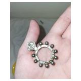 Vintage Coin Collection, Religious Ring & Silver Bar Pendant Lot