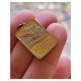 Vintage Coin Collection, Religious Ring & Silver Bar Pendant Lot