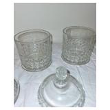 Antique Stacking Apothecary Candy Dish Set of 3