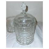 Antique Stacking Apothecary Candy Dish Set of 3