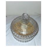 Vintage W & S Cough Drops Glass Jars with Lids - Set of 2