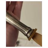 Spoon and Grooming Tools Set with Ornate Handles including 800 Silver