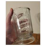 Vintage Glassware Set: Cheese Preserver & Measuring Cups