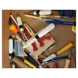 Mixed Crafting Tools and Supplies Lot with LE-SURE BRAID Set