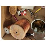 Mixed Crafting Tools and Supplies Lot with LE-SURE BRAID Set