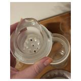 Vintage Glassware Collection: Salt Shakers, Rooster Jar & More