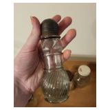 Assorted Vintage Glass Jars and Bottles Collection