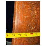 Antique Wood Blanket Storage Chest with Lock Mechanism