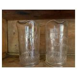 Vintage Wild Cherry Beverage Glass Pitchers