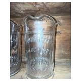 Vintage Wild Cherry Beverage Glass Pitchers