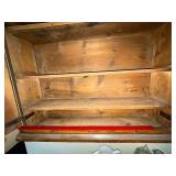 German Baroque burr walnut veneer secretaire bookcase, also known as a writing cabinet.  Possibly 18th Century