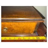 Vintage Wooden Desk Organizer with 3 Drawers