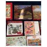 Lot of 15 Mixed Jigsaw Puzzles 300-1000 Pieces Various Brands & Themes