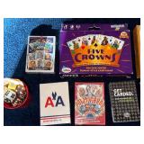 Assorted Card Games and Tarot Decks Collection