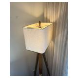 Modern Tripod Floor Lamp with White Shade