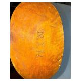 Vintage Hand Carved Wooden Bird Shaped Bowl with Handle