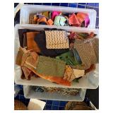 Assorted Textile Wool Fabric Strips for Crafting