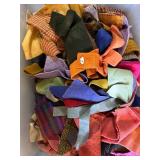 Assorted Textile Wool Fabric Strips for Crafting