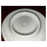 Vintage Stick spatter Camellia pattern ironstone dishes Floral Ceramic Plates Set of 3