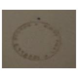 Vintage Stick spatter Camellia pattern ironstone dishes Floral Ceramic Plates Set of 3