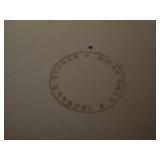 Vintage Stick spatter Camellia pattern ironstone dishes Floral Ceramic Plates Set of 3