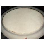 Vintage Stick spatter Camellia pattern ironstone dishes Floral Ceramic Plates Set of 3