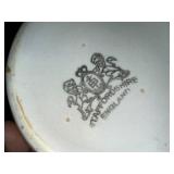 Set of 3 Vintage Hand-Painted Floral Ceramic Bowls