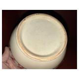 Vintage Ceramic Stick Spatter Floral Pattern Bowl