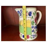 Antique C 1900 ~ Stick Spatter Rabbitware Rabbit Ironstone Pitcher - Golf