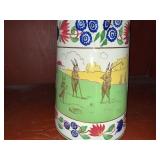 Antique C 1900 ~ Stick Spatter Rabbitware Rabbit Ironstone Pitcher - Golf