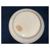 Antique C 1900 ~ Stick Spatter Rabbitware Rabbit Plate - Badmitten