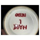 Set of 3 Vintage Stick Spatter Floral Ceramic Bowls Made in England