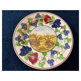 Antique Rabbitware Ironstone, stick spatter, 9 inches