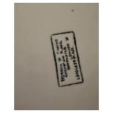 Set of 3 Hand-Painted Floral Pattern Ceramic Plates