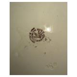 Set of 3 Vintage Floral Design Plates