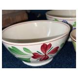 Set of 3 Vintage Floral Mixing Bowls Made in England